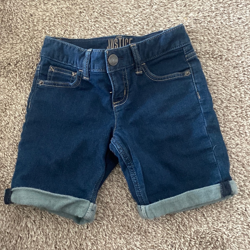 Justice jean shorts